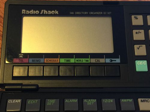 RADIO SHACK 34K DIRECTORY ORGANIZER EC-327
