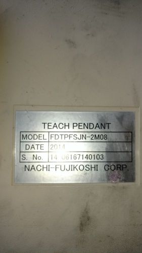 Nachi Teach Pendant   FD11 Controller