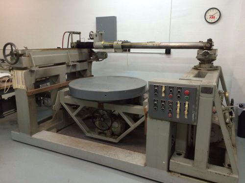 Lapping machine, optics,1.6 meter (63&#034;) capacity draper machine/ 48&#034; tilt table for sale