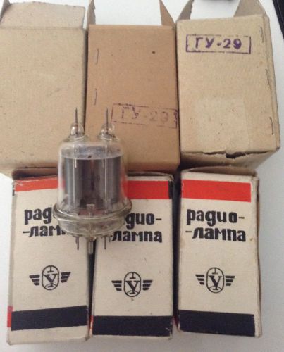6 pcs gu-29 / 829b beam pentode tubes made in ussr new with own box for sale