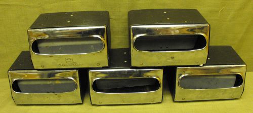 (5) Vintage Cafe Mornap Metal Heavy Duty Restaurant Napkin Holder 2 sided