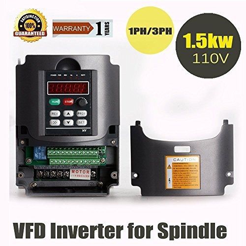 Konmison vfd drive vfd 110v 1.5kw 3hp vfd inverter variable frequency drive for sale