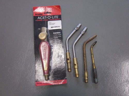 Goss aa-1 air/acetylene torch with  4 tips similar to turbo torch for sale