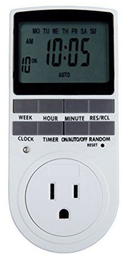 Kedsum digital lcd programmable plug-in timer switch with 8 function keys daily for sale