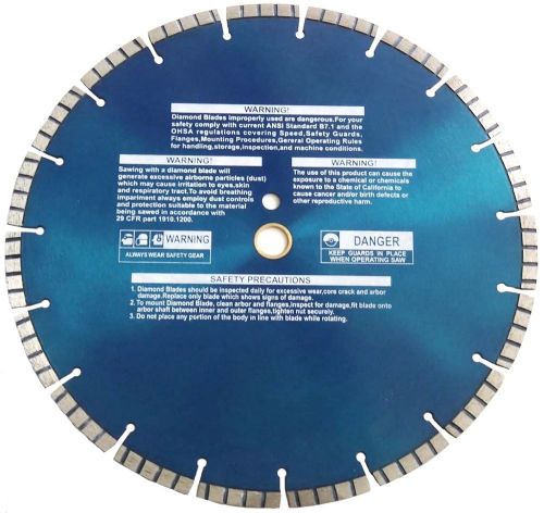 14&#034; diamond blade 4 walk behind saw hand held gas saw (2) pack for sale