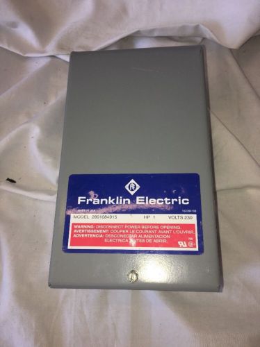 Franklin Electric 1 HP  Motor Control Box 230v 1-HP Model #2801084915 B16