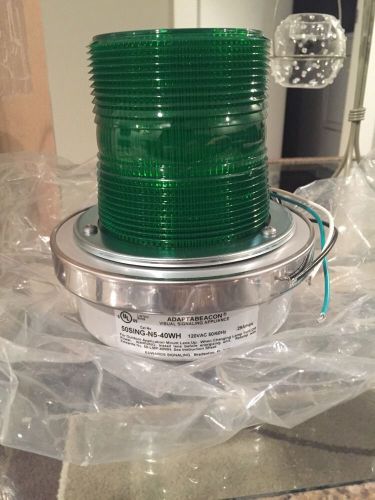 EDWARDS ADAPTABEACON 50SING-N5-40WH 120V Green NEW IN BOX