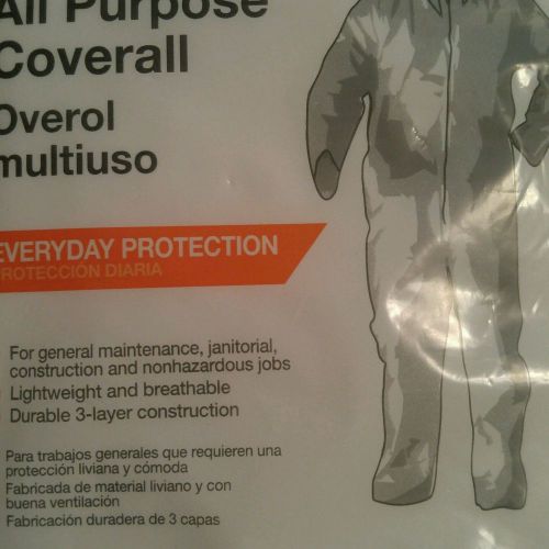 Lot of 2 Lightweight Fabric / Paper Protective Suits / Coveralls Size XLarge B10