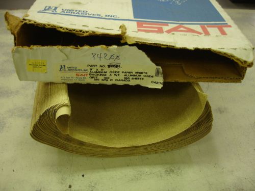 United Abrasives 9&#034; by 11&#034; Aluminum Oxide  Sandpaper 150 Grit Box of 90 84001