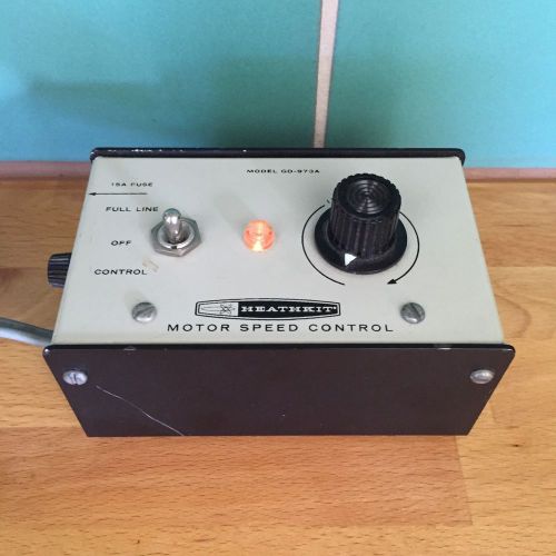 HEATHKIT GD-973A Variable Speed MOTOR Controller Electric TURNTABLE