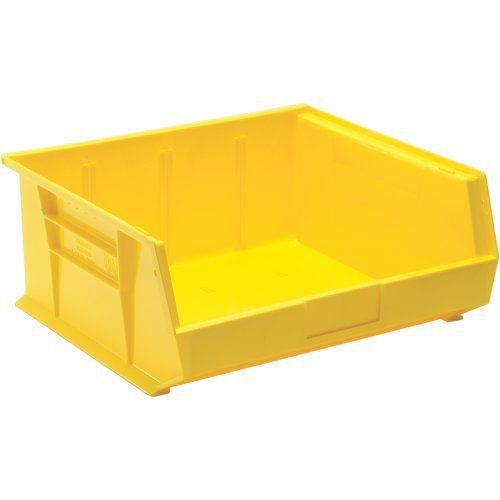 Edsal pb8505y high density stackable plastic bin, 16&#034; width x 7&#034; height x 14&#034; for sale