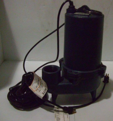 Sta-rite effluent pump sc750120t-01 1/2hp 115v 20&#039; cord 2&#034; discharge 2&#034; solids for sale
