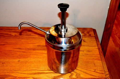 NO RESERVE: &#034;SERVER&#034; Commercial Condiment Fudge Cheese Pump CP10 83000 94009 Can