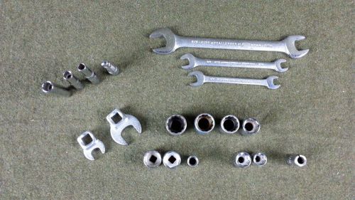 Proto 19 Piece SAE Lot Of Sockets &amp; Wrenches