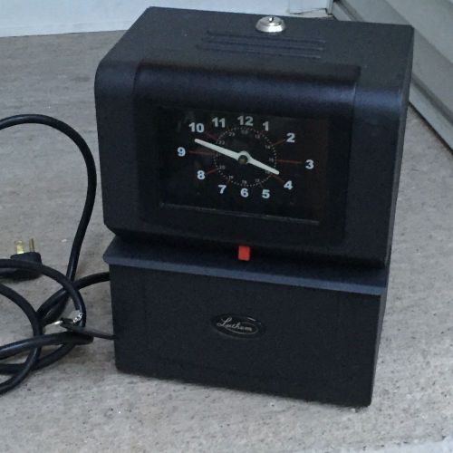 NEW! LATHEM Time Co. Time Recorder Clock 4001 Heavy-Duty Automatic 2 Keys