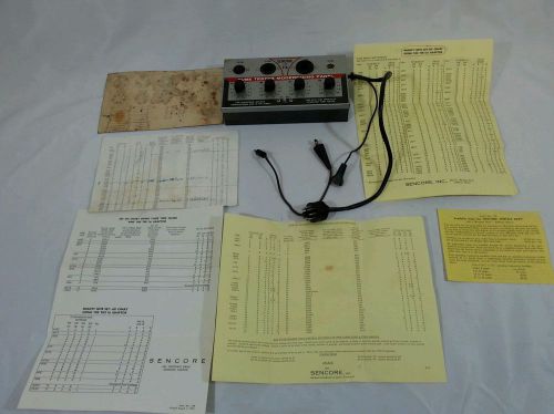 Vintage SENCORE TM-116 Modernizing Panel Compactron Tube Tester Adapter