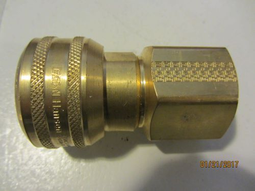 Eaton hansen quick connect brass fitting 6600bv push-tite for sale