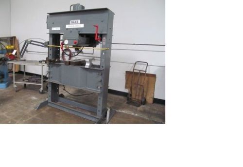 Dake 150 ton h frame hydraulic arbor press machine electric powered 5-150 model for sale