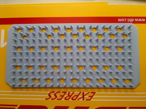 Silicon mat for Sterilisation 270x125mm perforated, blue Made GERMANY CE
