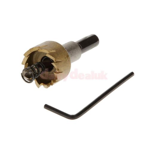 23mm hole saw tooth hss steel drill bit cutter hand tool f/ metal wood alloy for sale