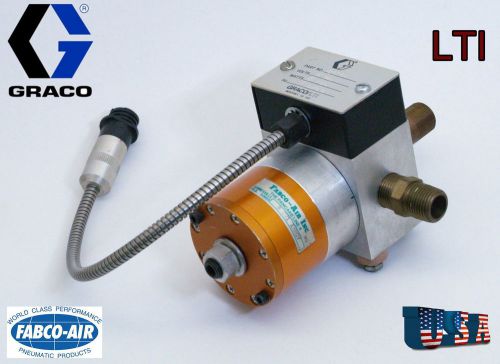 Hot melt fabco-air b 221 xhhcv graco/lti air operated valve nos hot melt valve for sale