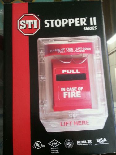 Sti stopper 2 series 2 fire alarm safety technology flush mount sti-1200