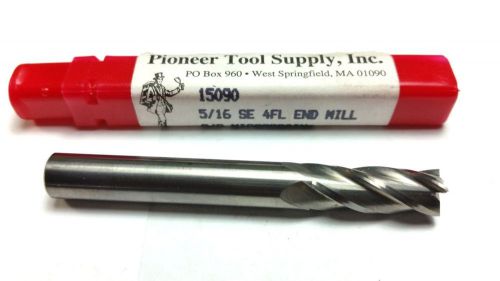5/16&#034; Pioneer Tool USA Solid Carbide 4 Flute End Mill (Q 239)