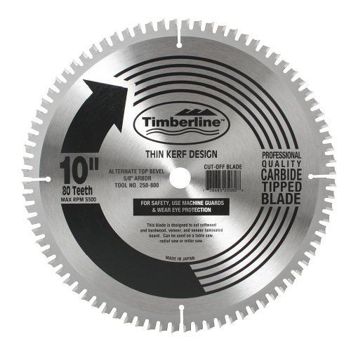 Timberline 250-800 General Purpose and Finishing 10-Inch Diameter by 80-Teeth by