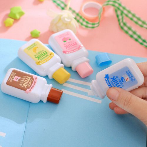 Cute milk correction tape material kawaii stationery office school supplies6m pp for sale