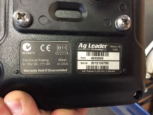 Ag Leader GPS spraying system