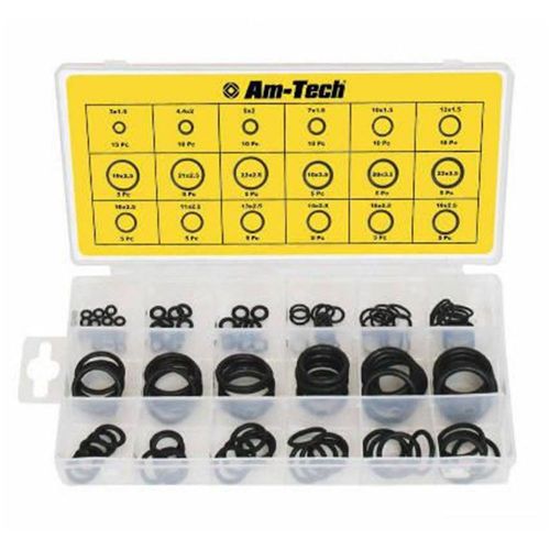 225 Pack Of &#039;o&#039; Ring In Storage Box - Assorted O Rubber Washer Seal Set Brand