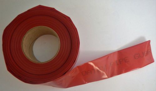 Oatey 38708 pipe guard red polyethylene 200ft for hot water pipe for sale