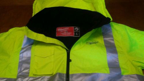 Milwaukee  M12 High Vis 12-Volt Heated Jacket - Size largeNew without tags