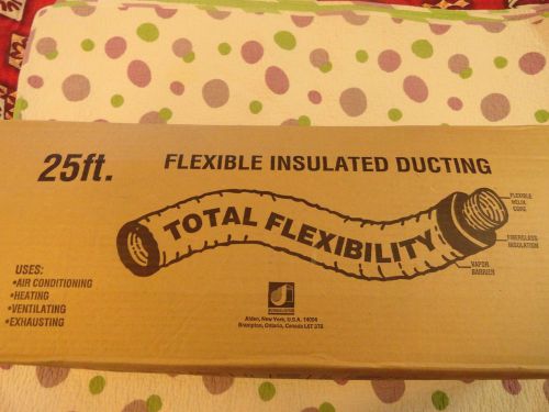 Dundas Jafine BPC825  R-4.2 Insulated Flexible Duct with Black Jacket, 8&#034; by 25&#039;