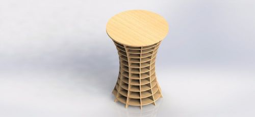 CNC Router Laser DXF Files Chair Stool Banquette Vectors 2D Woodworking ArtCAM