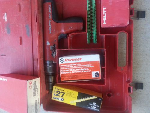 Hilti dx350   with plastic kit box for sale