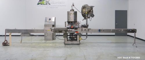 Used- consolidated model tg-10-15 &#034;capem&#034; rotary chuck capper. machine is capabl for sale