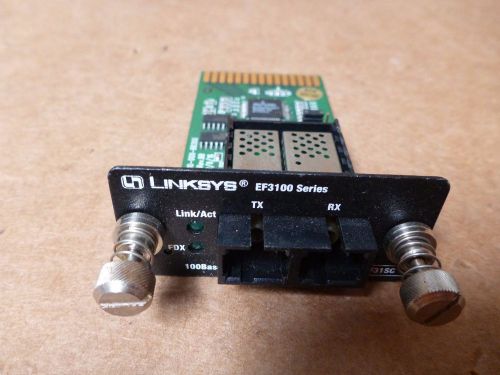Linksys 100BaseFX SC Fiber Module-Ref#EF31SC(M3098)