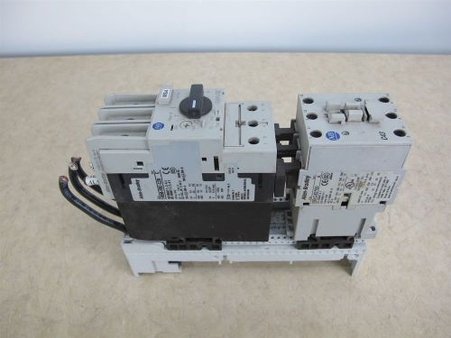 Allen-bradley 140m-f8e-c200 motor protection circuit breaker w/100-c43-00 for sale