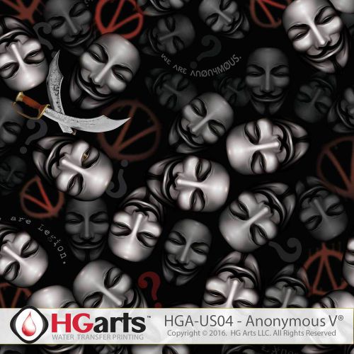 Hydrographic film (5sqm/roll) water transfer film | anonymous v by hg arts for sale