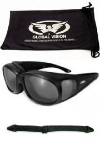 Global Industrial Motorcycle Safety Sunglasses Over-Prescription Rx Glasses
