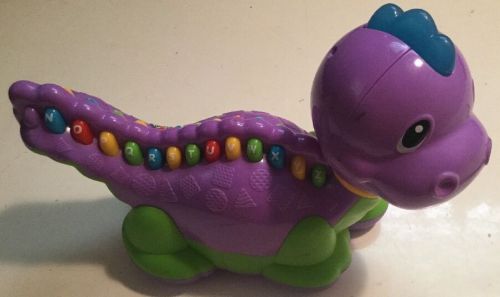 Leap Frog LETTERSAURUS Dinosaur Dragon Alphabet Pal Learning Toy Purple Green