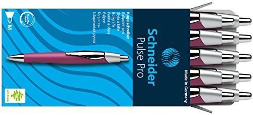 Schneider Slider Pulse Pro Ballpoint Pen, Violet , Box of 10 (132208)