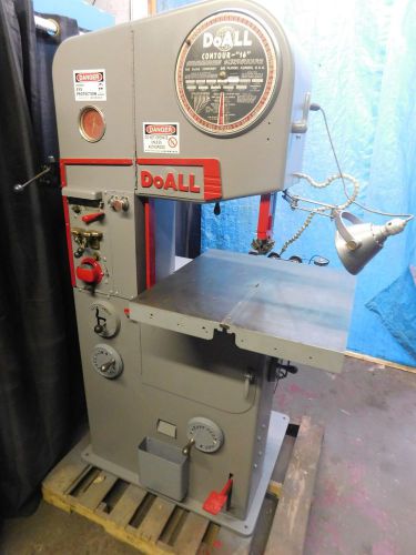 Doall 16&#034; vertical metal cuttting band saw w/ welder,grinder &amp; shear,xtra nice!! for sale
