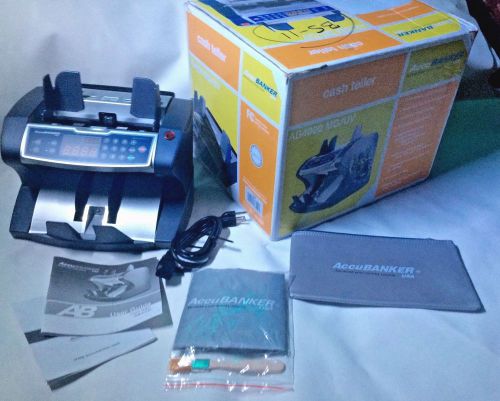 Accubanker ab4000mg/uv digital bill counter / magnetic &amp; ultraviolet detection for sale