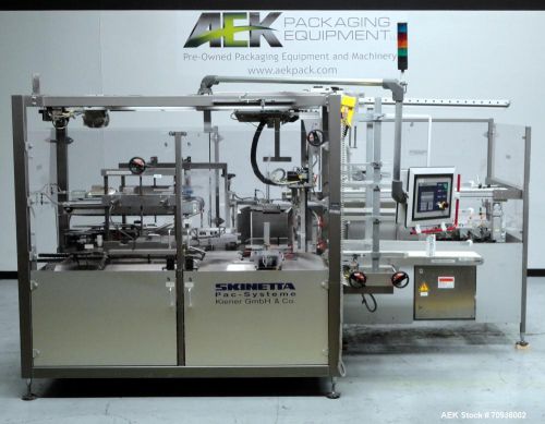 Used- christ packaging (skinetta) model cp145 case packer capable of speeds up t for sale