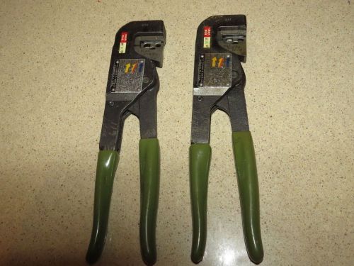 ^^ lot of two thomas &amp; betts wt-451  crimping crimper tools   (rrr) for sale