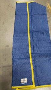 12 Moving Blankets Furniture Pads - Door To Door- 80&#034; x 72&#034; Blue