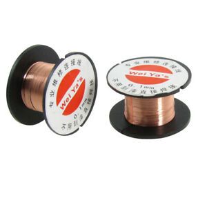 5pcs Electronics Copper 0.1mm Dia Enamelled Wire