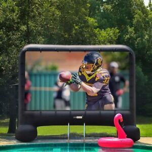 VIVOHOME 17ft Indoor and Outdoor Inflatable Blow up Mega Movie Projection Screen